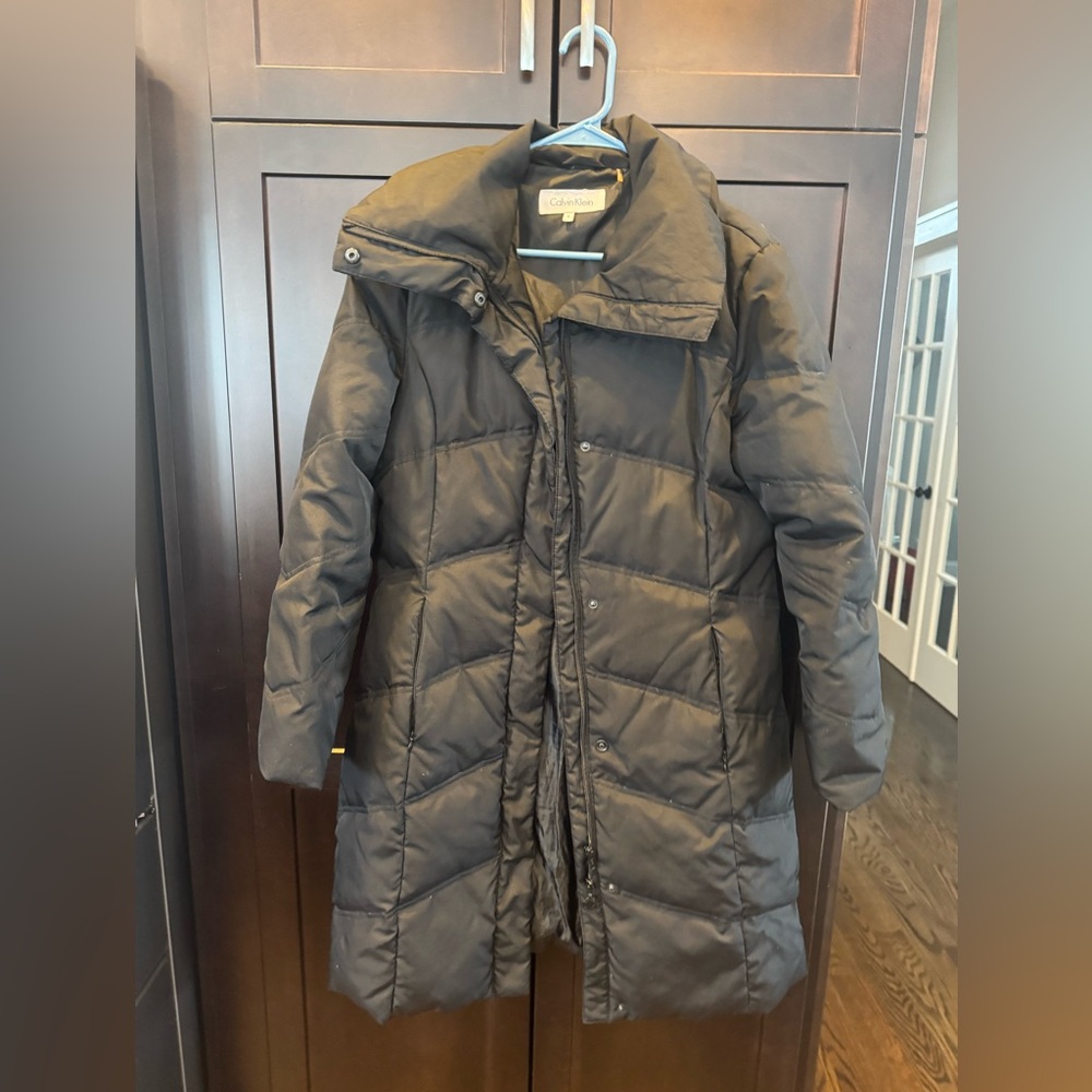 Calvin Klein black Puffer Coat